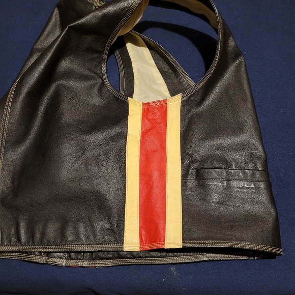 Leather Biker Vest by Beyond Leather - Picture 4 of 14